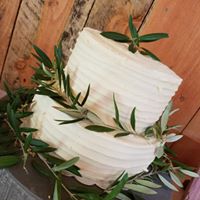 Wedding Cake with olive branches