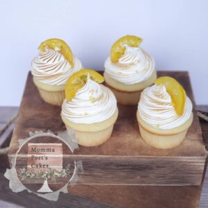 lemon marshmallow cupcakes