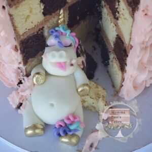 fat unicorn cake